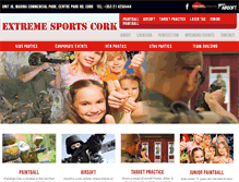 Tablet Screenshot of extremesportscork.com